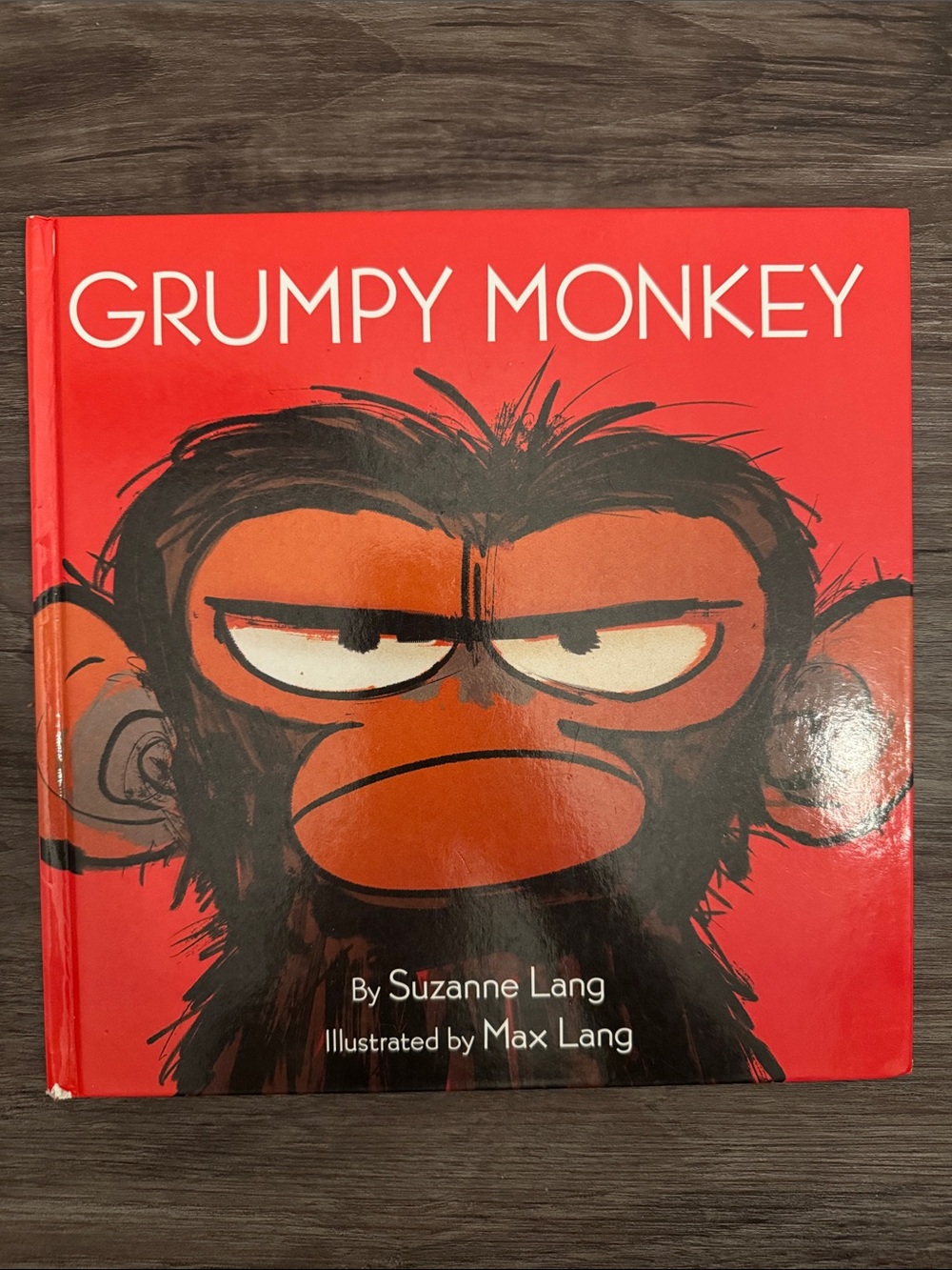 📖 Kids books 3/$10. Grumpy Monkey Red Hardcover Book by Suzanne lang